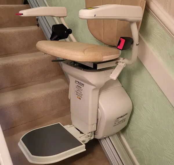 Straight Stairlift Installation P10 Straight Stairlift Installation