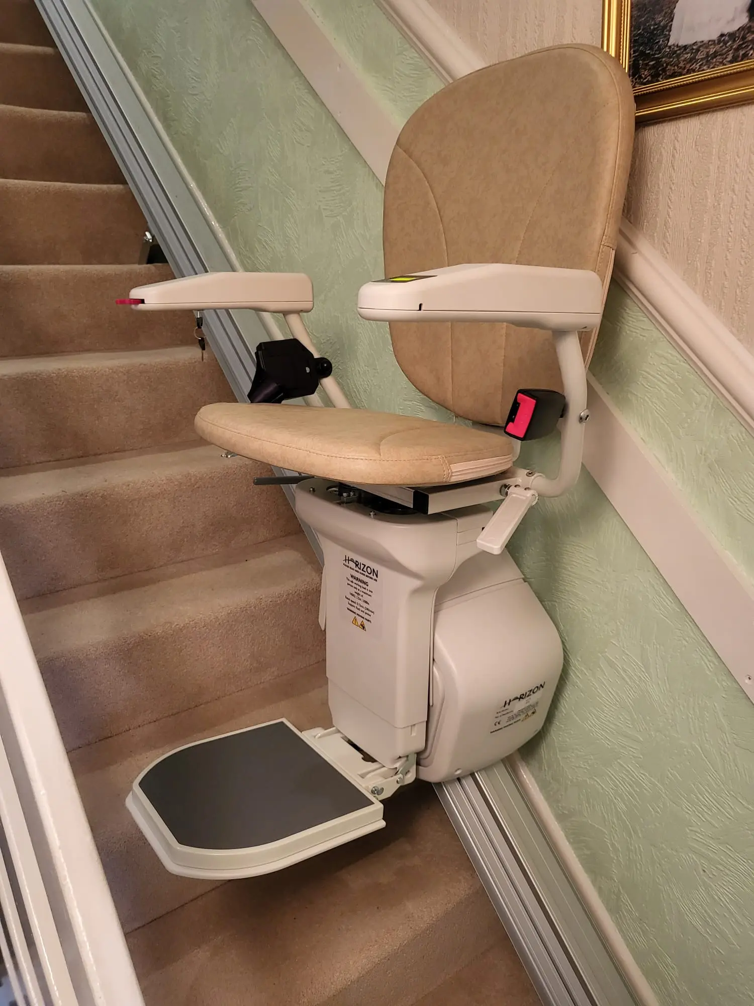 Straight Stairlift Installation P3 Straight Stairlift Installation