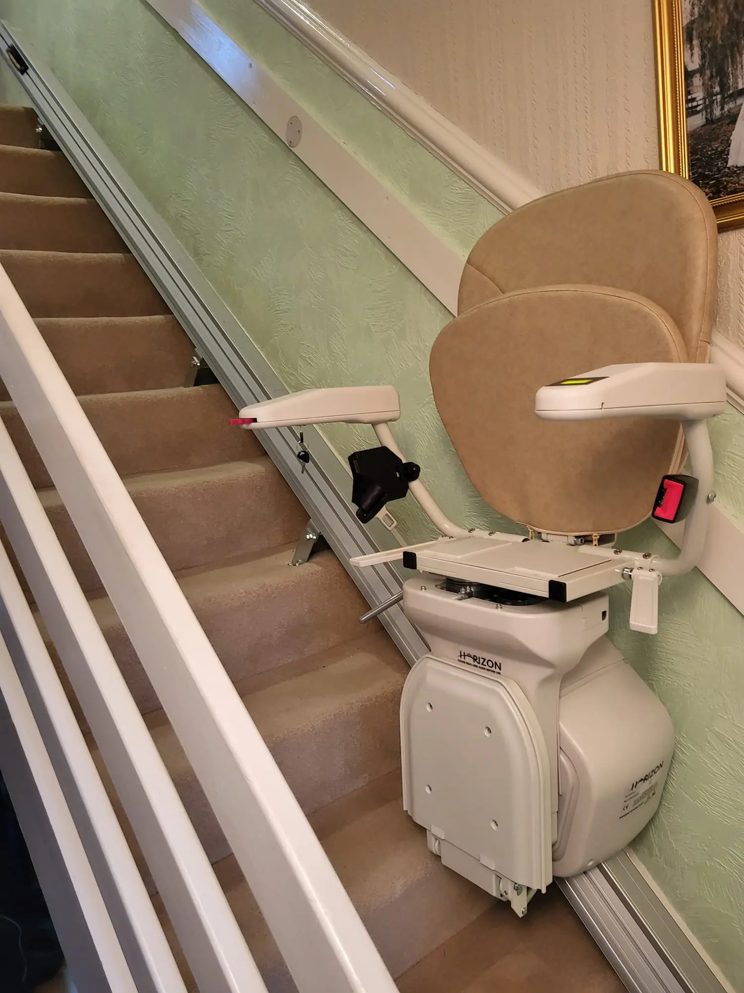Straight Stairlift Installation P5 Straight Stairlift Installation