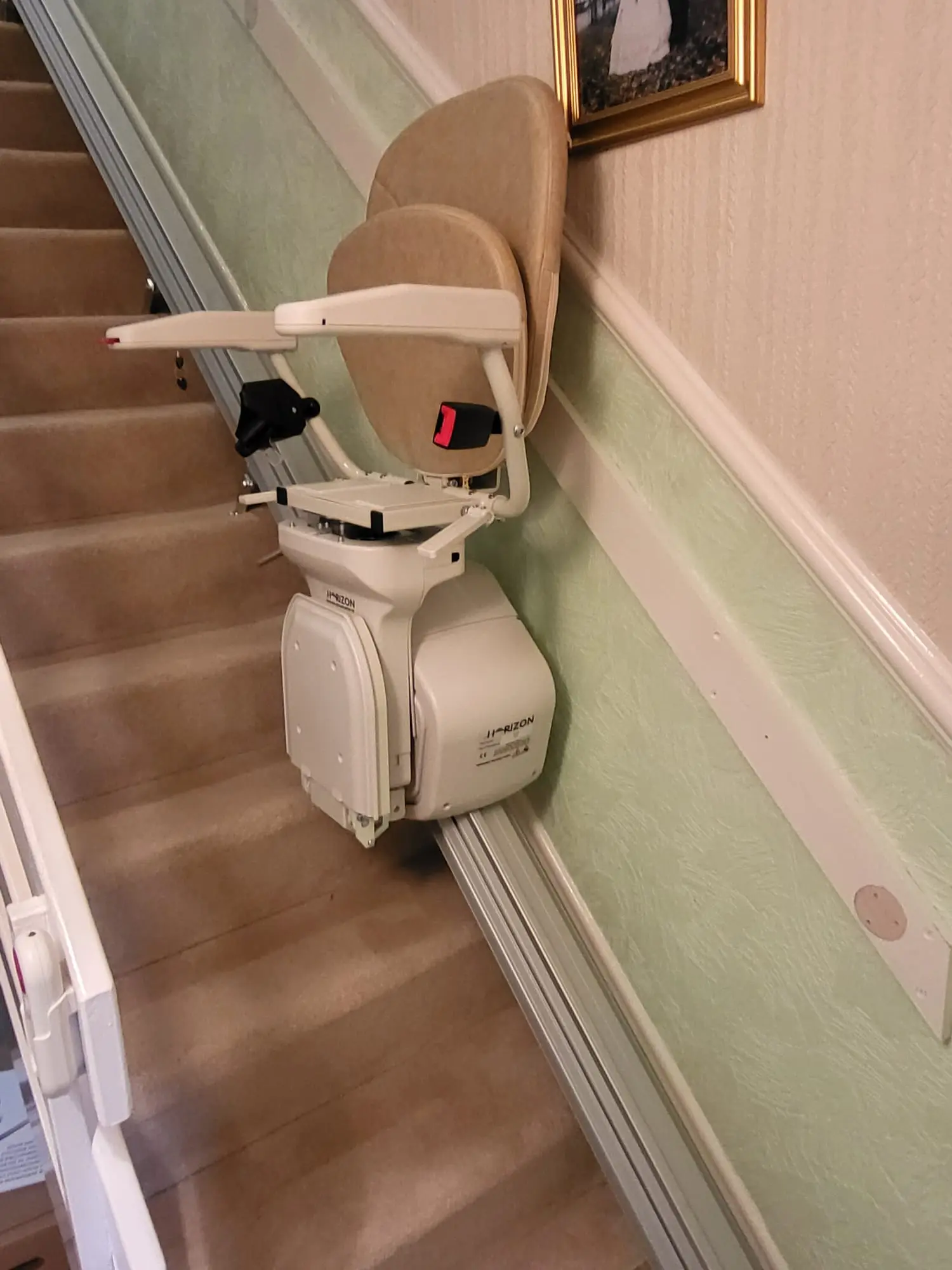 Straight Stairlift Installation P6 Straight Stairlift Installation